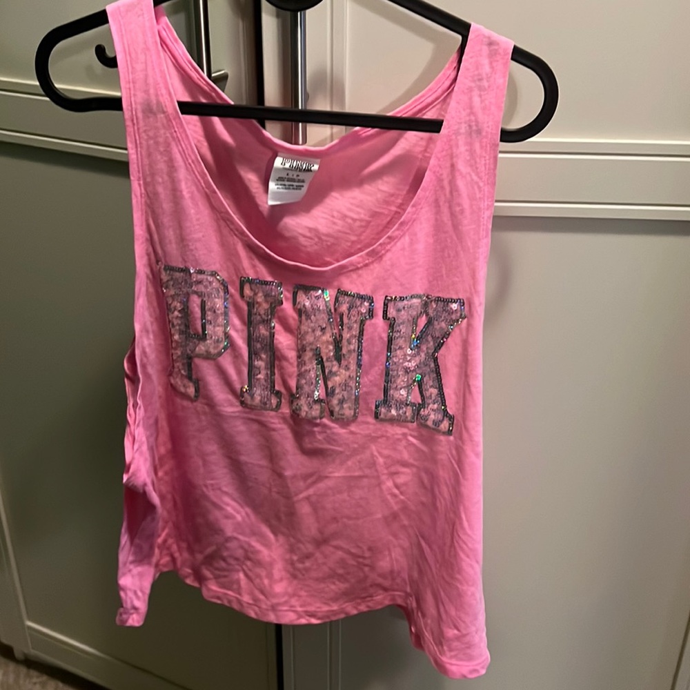 Pink tank top